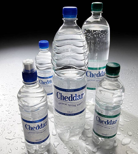 rPET Recycled Plastic Bottle Range - Cheddar Water