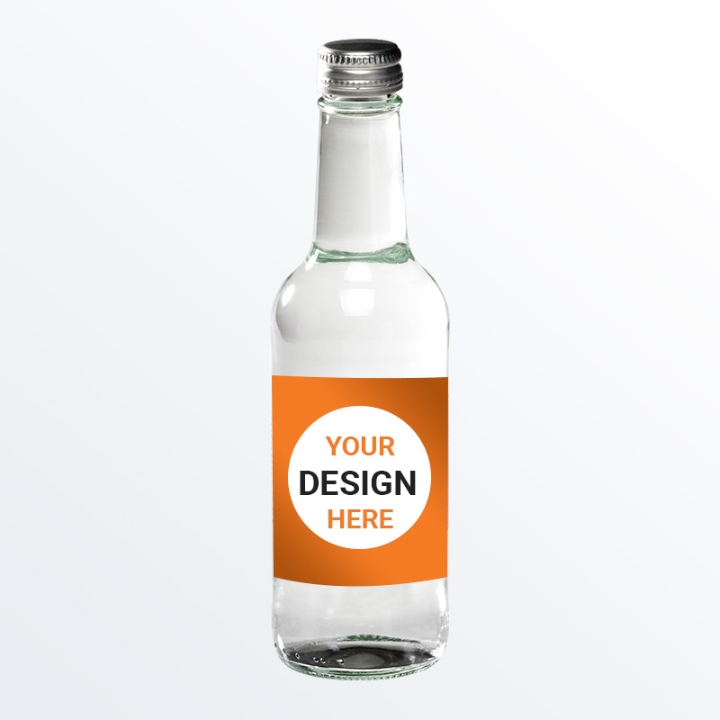 330ml Promotional Branded Water - Glass 